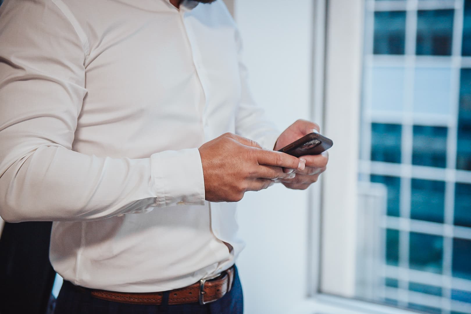 Business development executive analyzing market expansion data